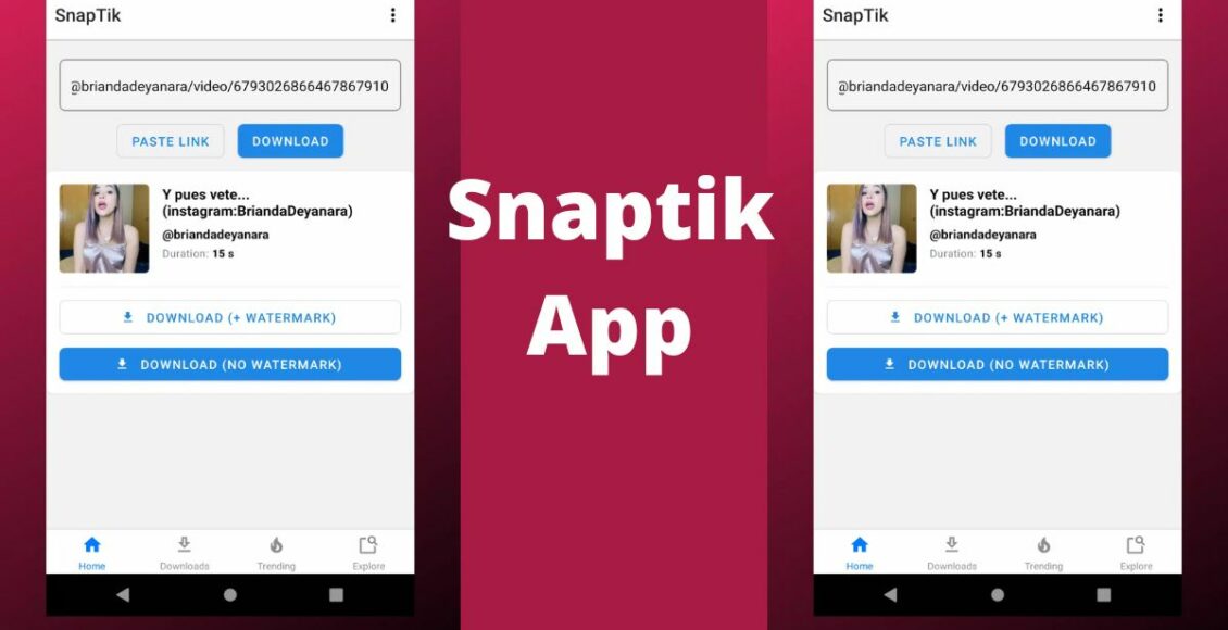 Snaptik App