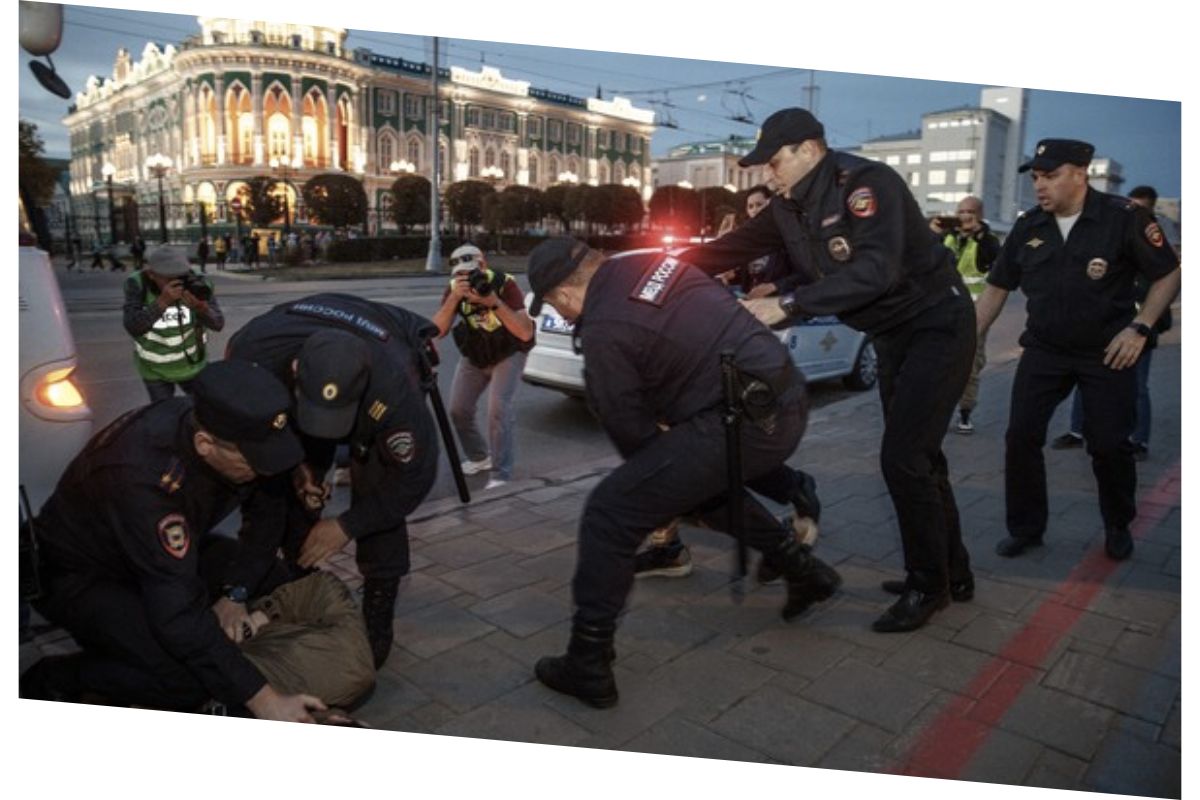 Muscovites protest against mobilization