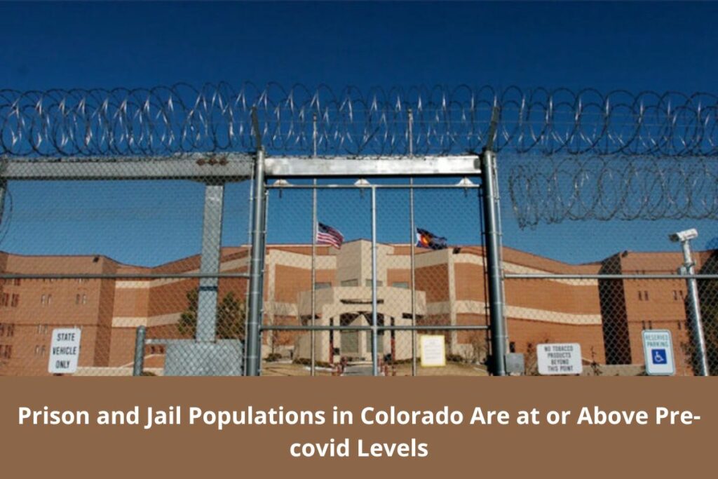 Prison and Jail Populations in Colorado Are at or Above Pre-covid Levels