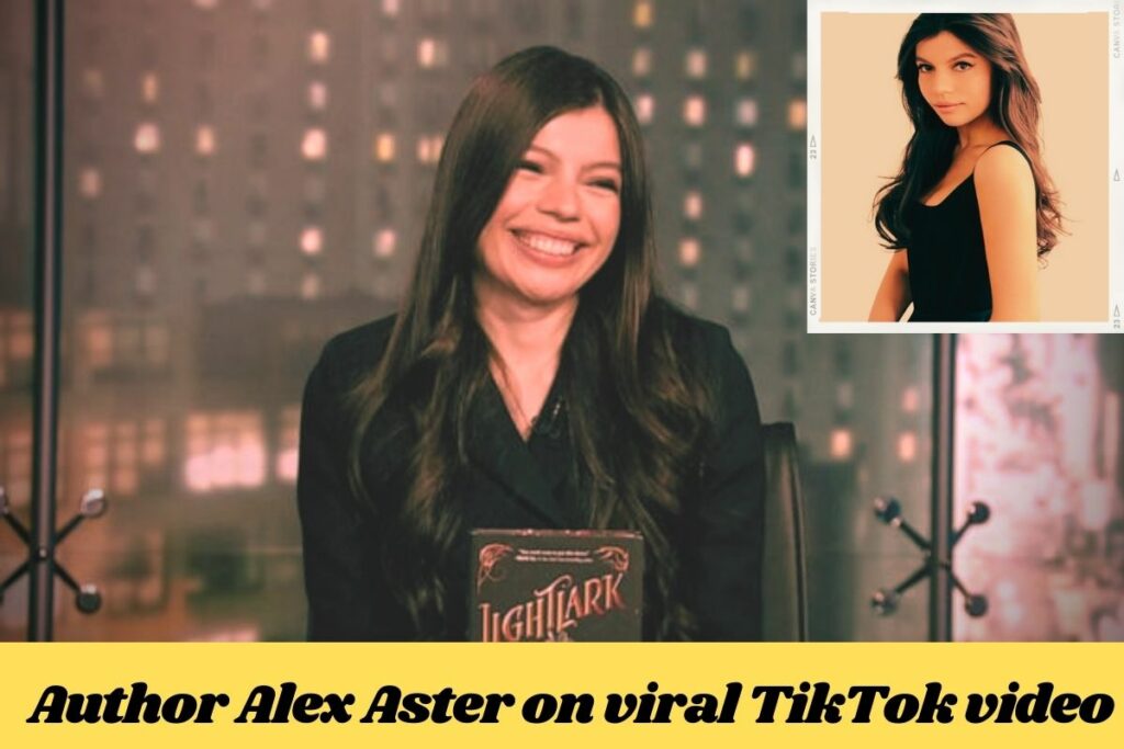 Author Alex Aster on viral TikTok video