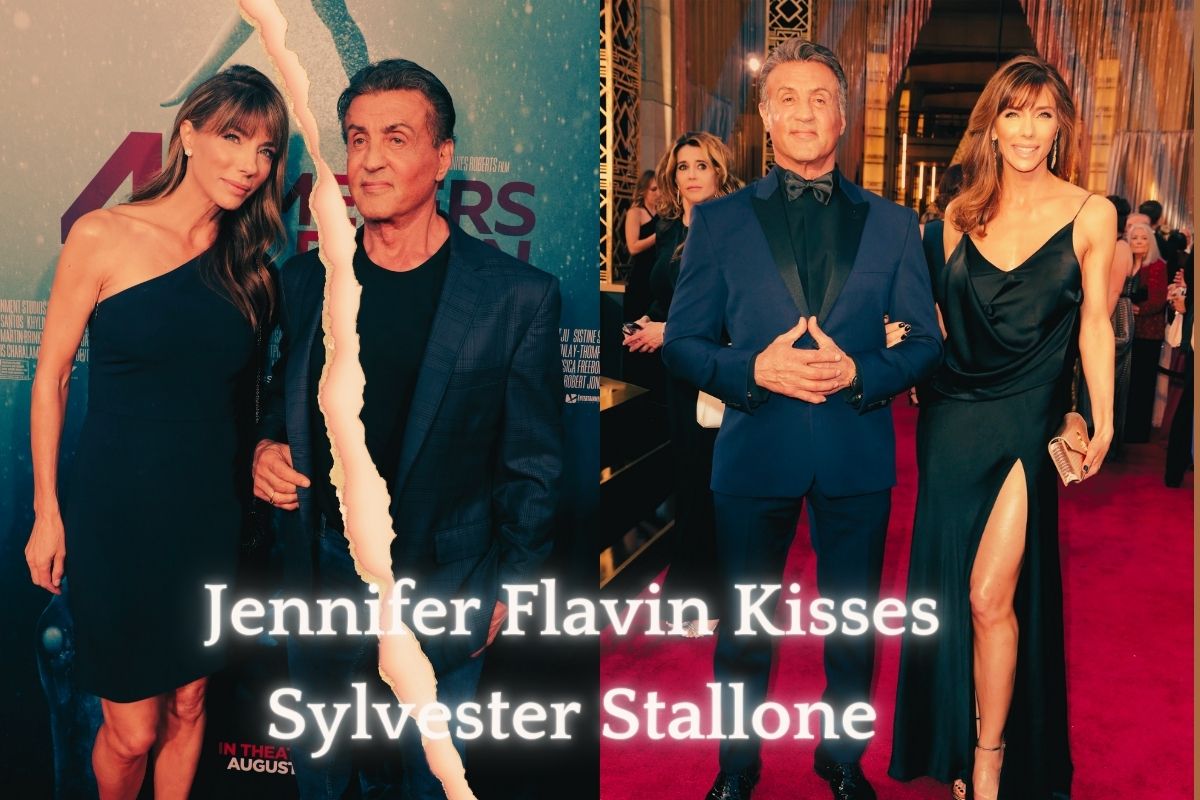 Jennifer Flavin Kisses Sylvester Stallone