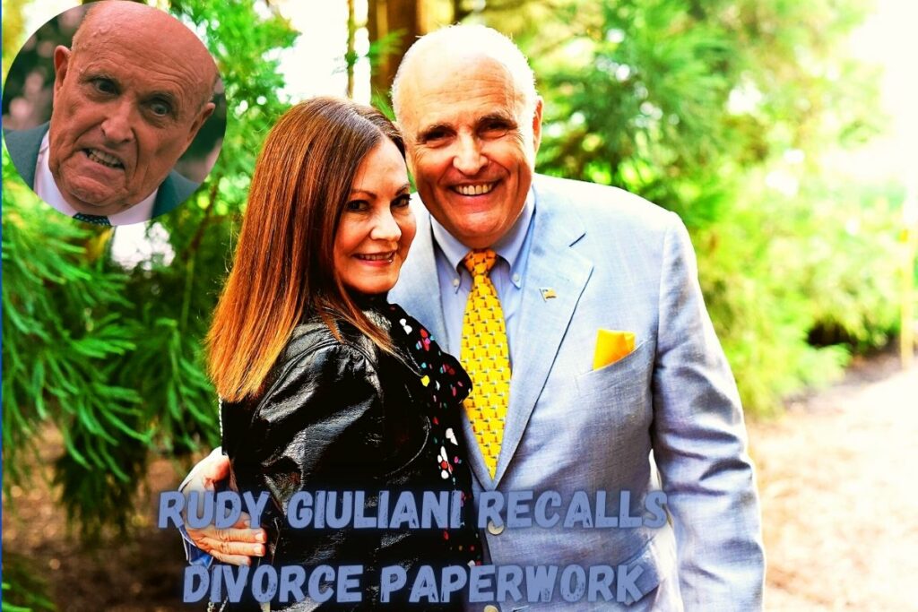 Rudy Giuliani Recalls Divorce Paperwork