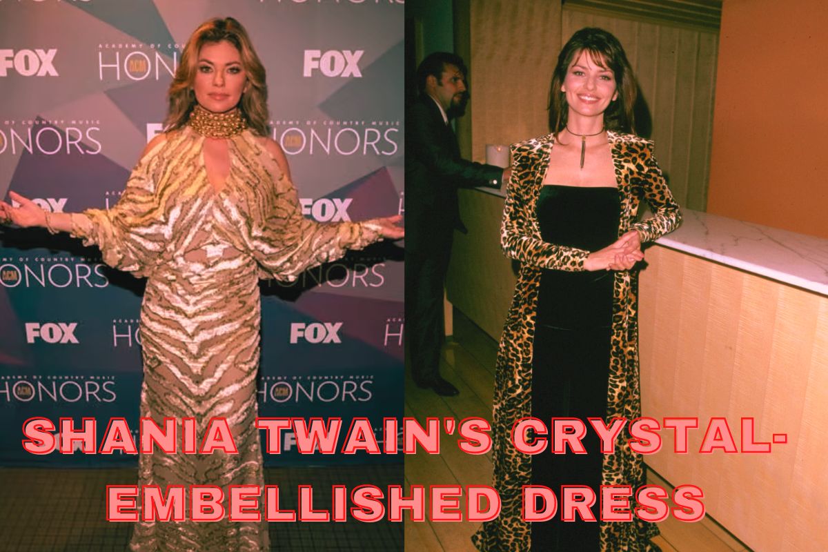 Shania Twain's crystal-embellished dress