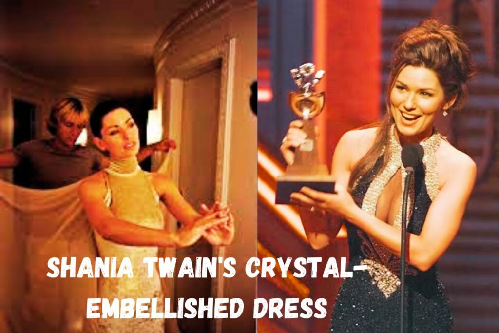 Shania Twain's crystal-embellished dress