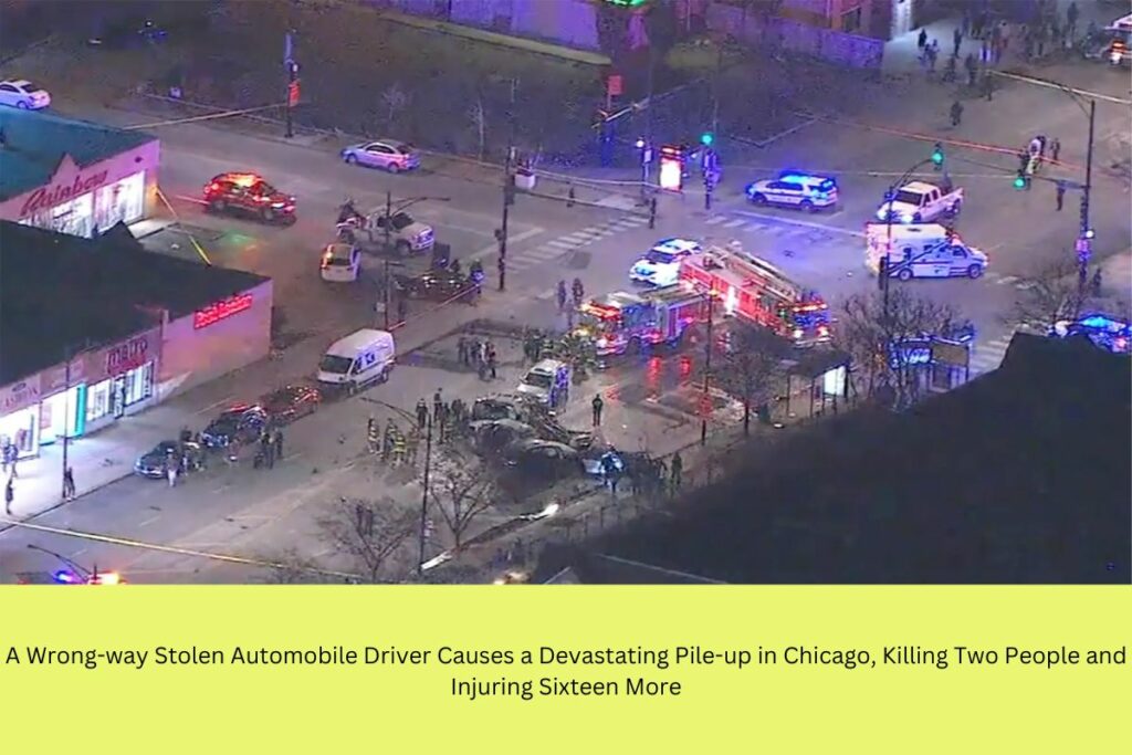 A Wrong-way Stolen Automobile Driver Causes a Devastating Pile-up in Chicago, Killing Two People and Injuring Sixteen More