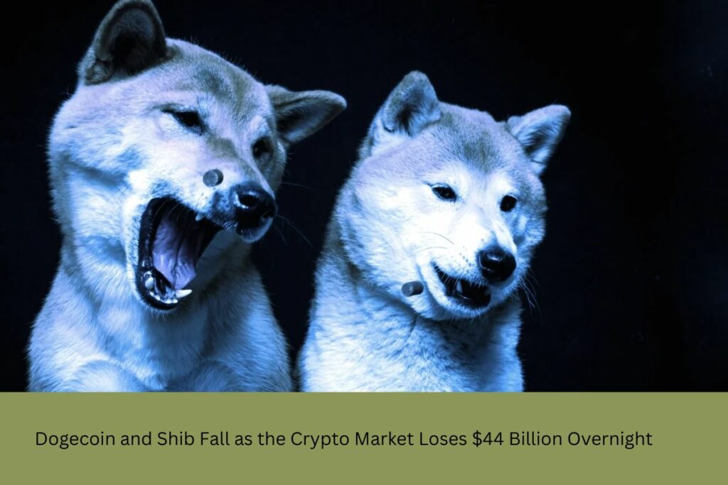 Dogecoin and Shib Fall as the Crypto Market Loses $44 Billion Overnight