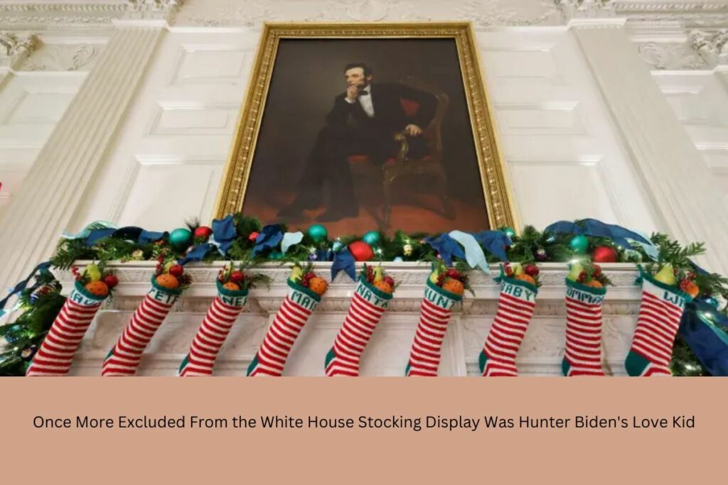 Once More Excluded from the White House Stocking Display Was Hunter Biden's Love Kid