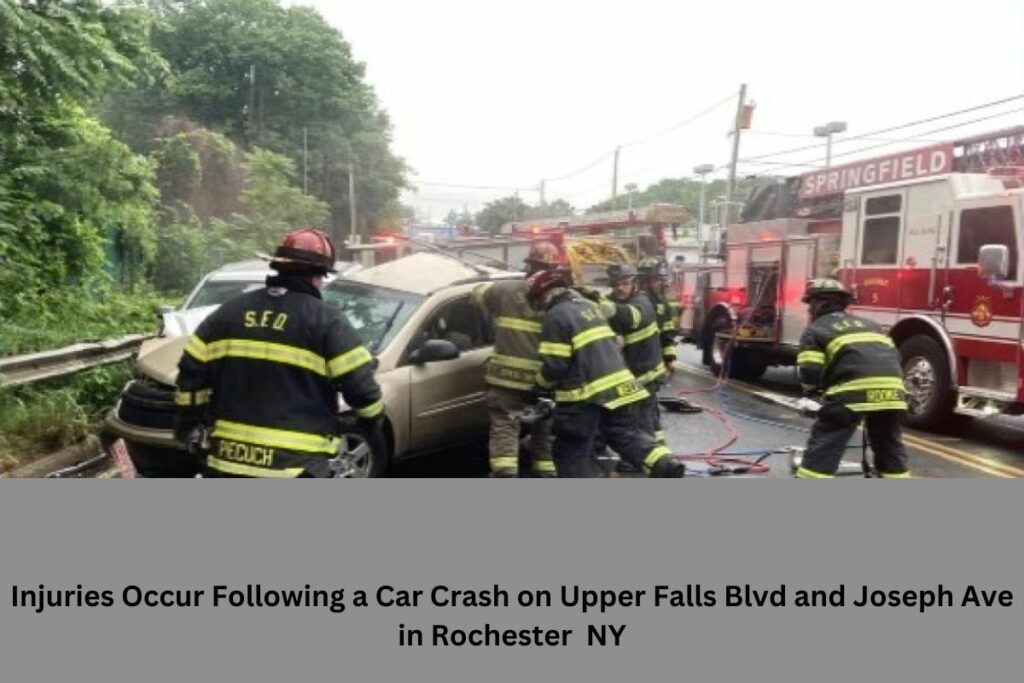 Injuries Occur Following a Car Crash on Upper Falls Blvd and Joseph Ave in Rochester NY